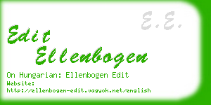 edit ellenbogen business card